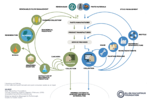 Figure 1. Butterfly diagram of a circular economy designed by Ellen MacArthur Foundation.